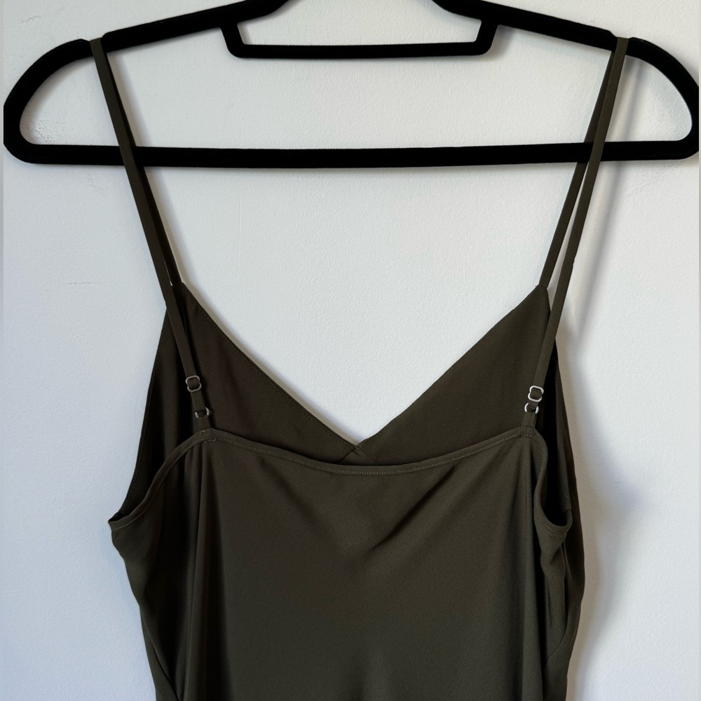 Ralph Lauren Army Green Dress - Size 10 - Picture 7 of 9